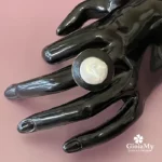 Sfarzoso orecchino con grande perla barocca
