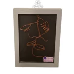 Quadro unico un uomo bacia una donna regalo perfetto per innamorati