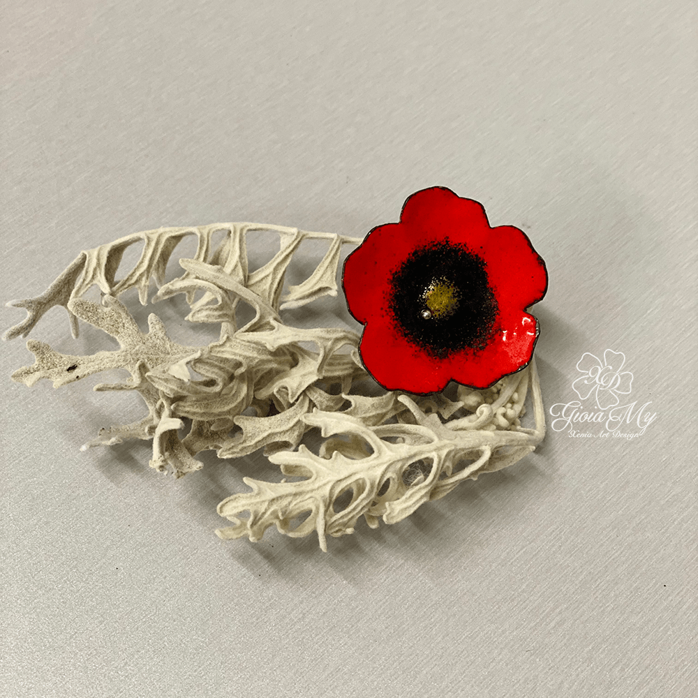 anello fiore anemone 7