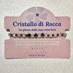 Bracciale che parla cristallo di rocca