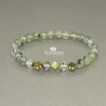 Bracciale in prehnite naturale che parla