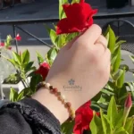 Bracciale regalo ideale in mokaite multicolore e ematite