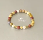 Bracciale significato in mokaite multicolore e ematite