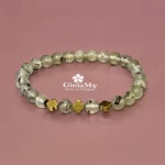 Bracciale significato in prehnite naturale e ematite