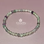 Bracciale artigianale elegante con fluorite