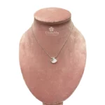 Girocollo con selenite naturale in argento 925