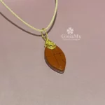 Pietra diaspro rosso naturale ciondolo regalo ideale per donna
