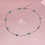 Elegante girocollo in amazzonite argento 925