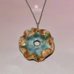 Idea regalo per donna o ragazza in raku e argento 925